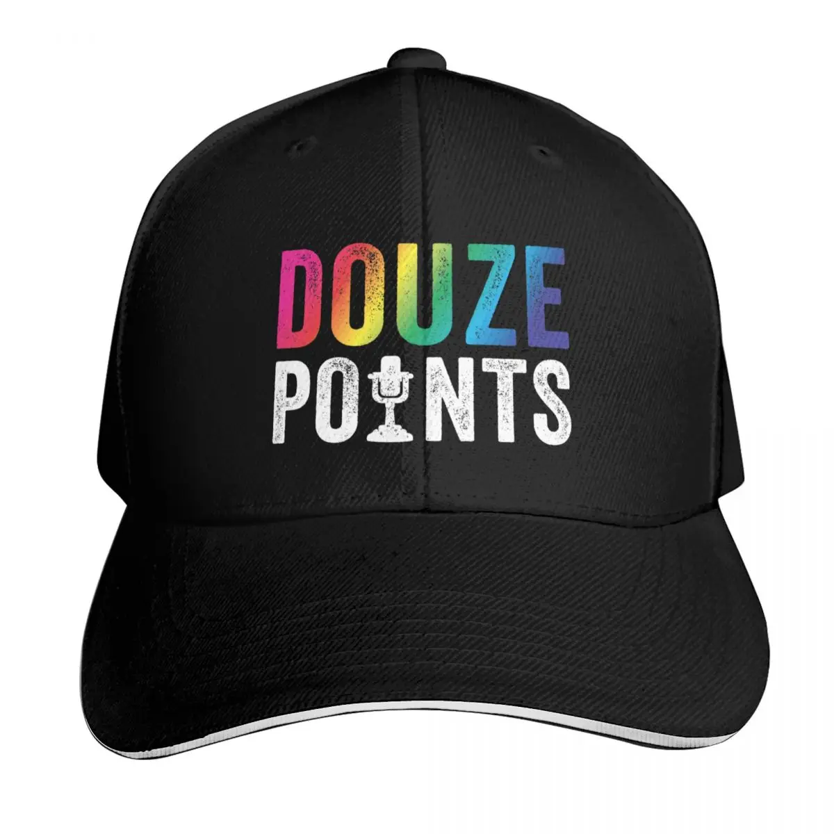 

Douze Points Baseball Cap Vintage Sun Cap Big Size Hat foam party Hat Baseball For Men Women's
