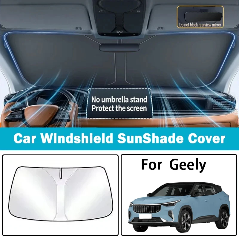 

Suitable for Geely Xingyuan Emgrand Boyue Xingyue L Xingrui PRO Panda MINI car sunshade insulated front windshield parasol