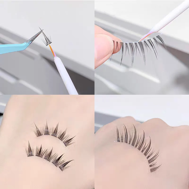 Strong Eyelashes กาว Quick แห้ง False Eyelash EXTENSION กาวกันน้ําแต่งหน้าที่มองไม่เห็นธรรมชาติ-ดูเครื่องมือ