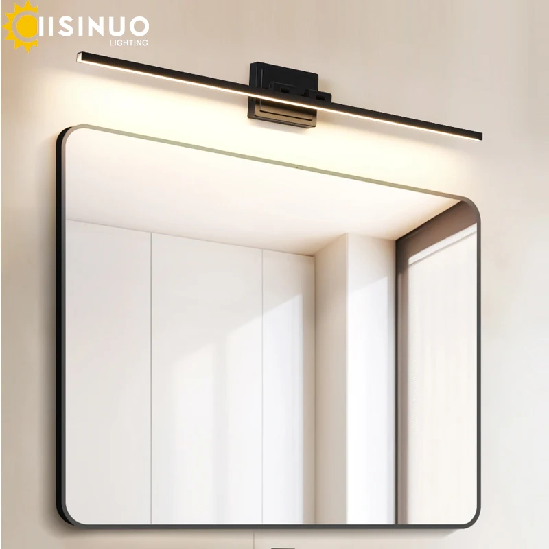 Modern Bathroom Vanity Light LED Dimmable 5CCT Bathroom Light Fixture 180° Rotatable for Over Mirror Bar Bathroom Restroom Decor