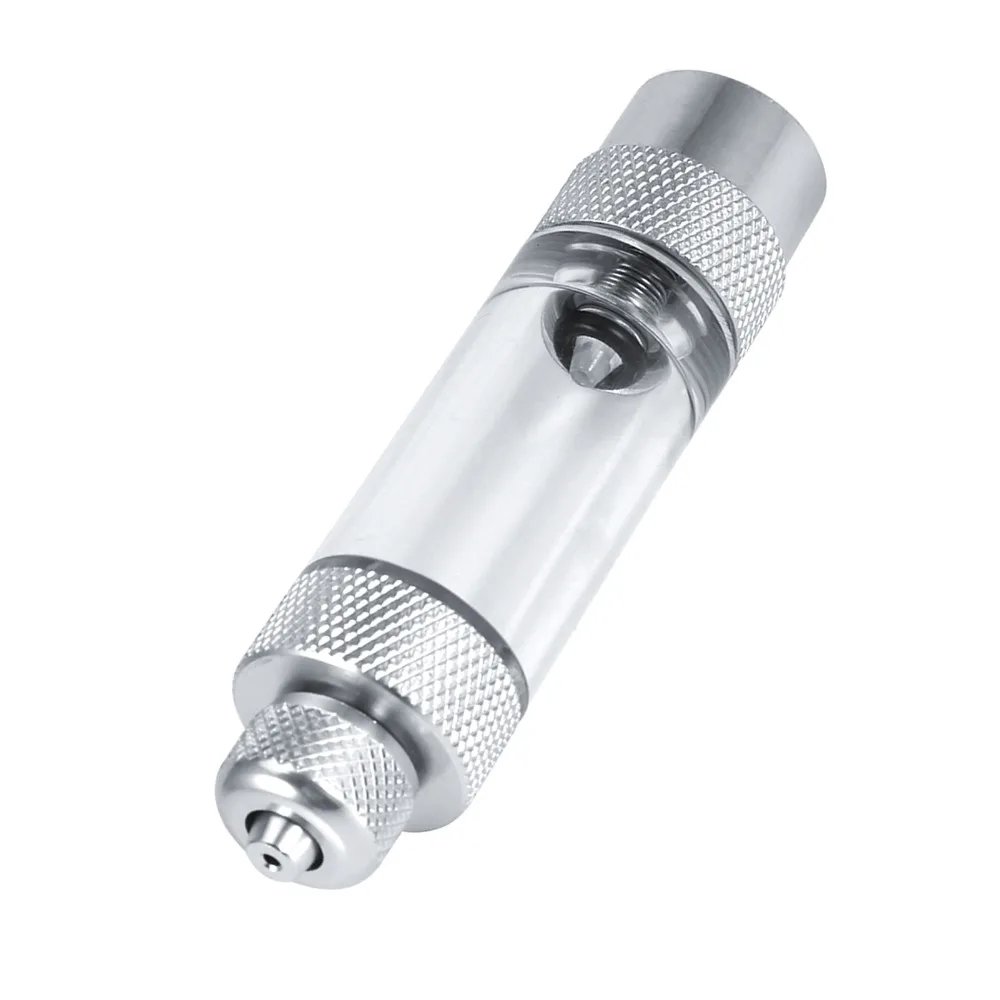 Built-in Check Valve CO2 Bubble Counter Double Head Aluminium Construction Non Return Bubble Counter Easy Installation