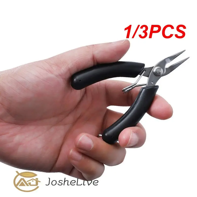 1/3PCS Proskit Mini Electrical Stainless Steel Wire Cable Cutters Diagonal Cutting Pliers For Electrician Wire Cutting Side