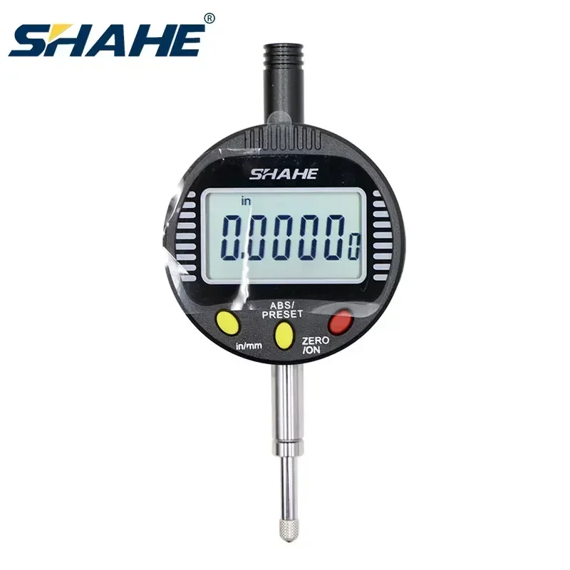 SHAHE 0.001mm 12.7mm Digital Indicator Electronic Digital Indicator Gauge Metric/Inch Range