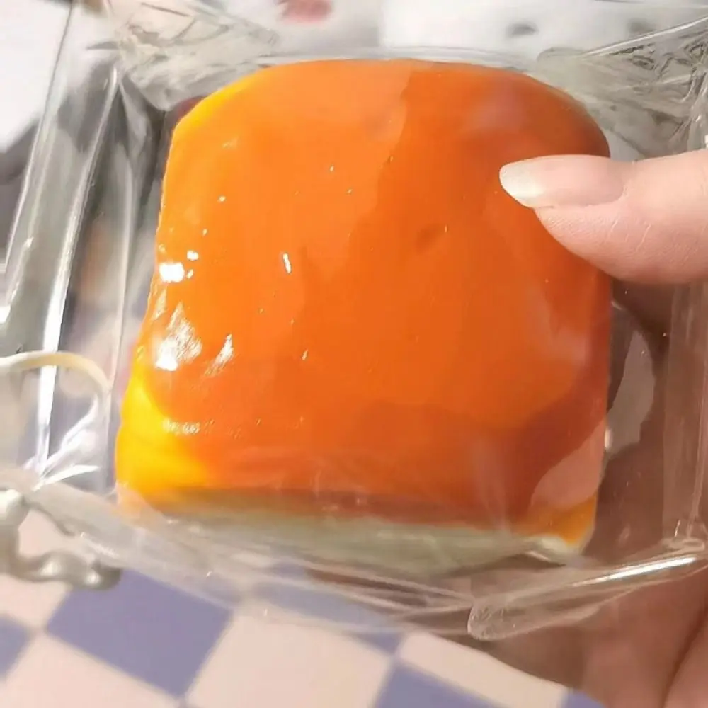Linda pata de gato, juguete de rebote lento, Mini oso, juguete para apretar pan, comida de simulación creativa, pan hawaiano, juguete de rebote lento, regalo