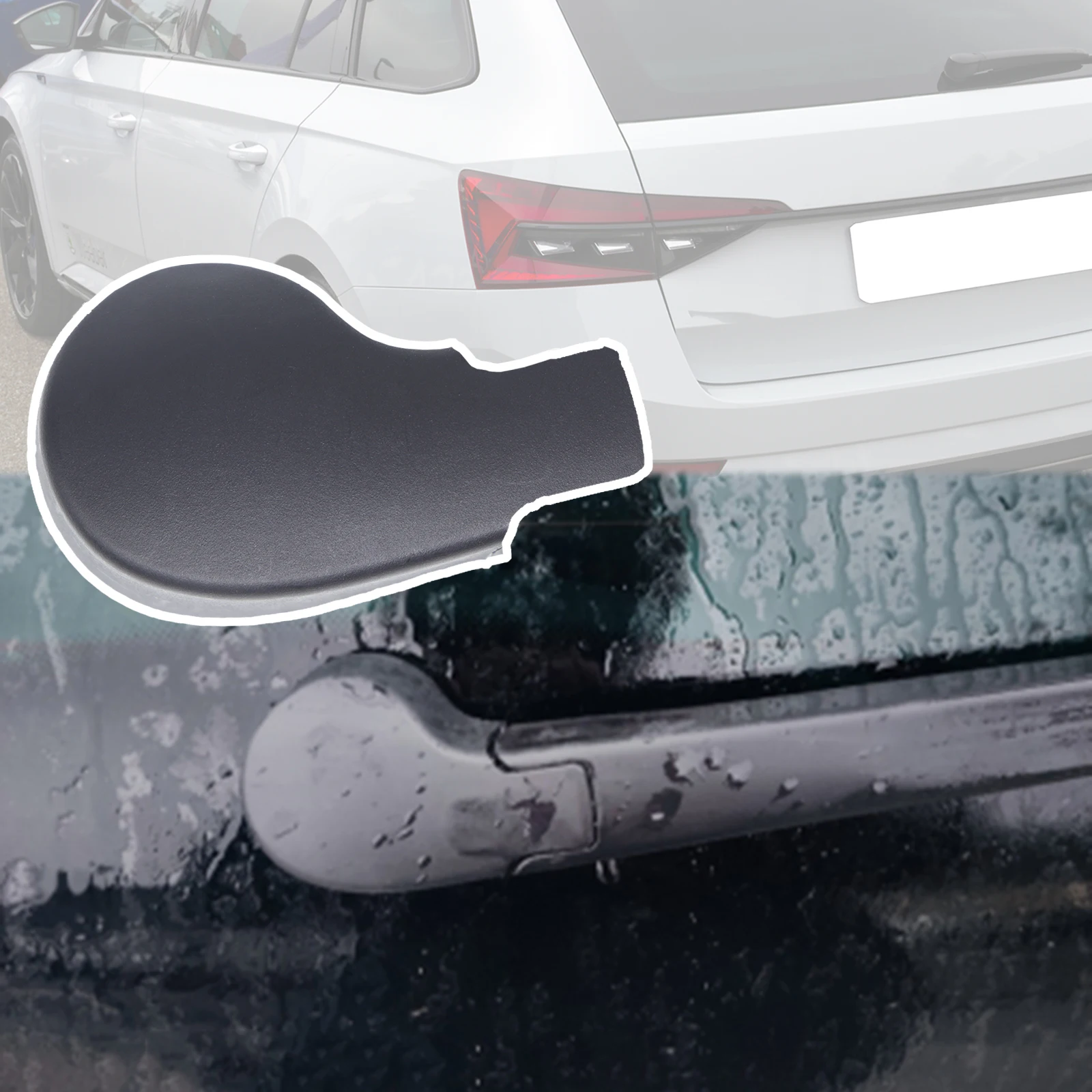 Car Rear Windshield Windscreen Window Wiper Arm Blade Rocker Bolt Cover Cap Accessories For Skoda Superb Combi 2015 2016 - 2020