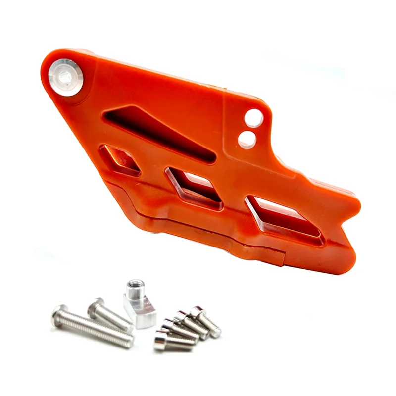 Motorcycle Chain Guide Pulley Chains Stabilizer Protector Plate Guard for CFMOTO 800MT 800 MT 2022-2024(Orange)