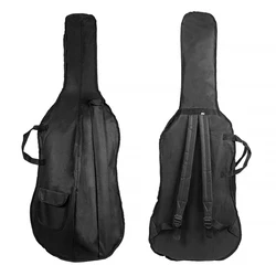 Mugig 4/4 3/4 1/2 1/4 1/8 Size Cello Bags Violoncello Case Acoustic& Electric Cello Stradi Carry Strap Gig Bag Bow Rosin Pocket