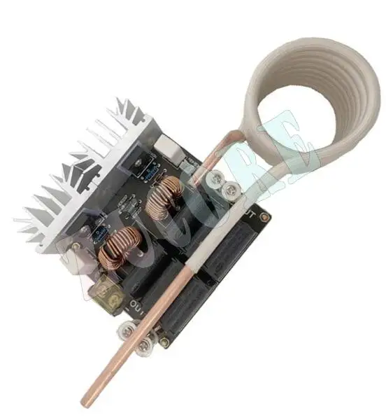 1200 واط 20A ZVS عالية التردد آلة التسخين بالحث 18-50 فولت عالية التردد التبريد فرن التردد المتوسط