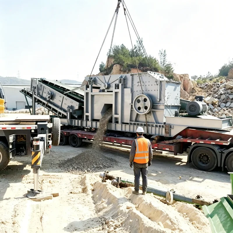 Mobile Primary Jaw Crusher Plant For Limestone Crushing Machine Reliable Tracked Rock Crushing Station For Mining Industry