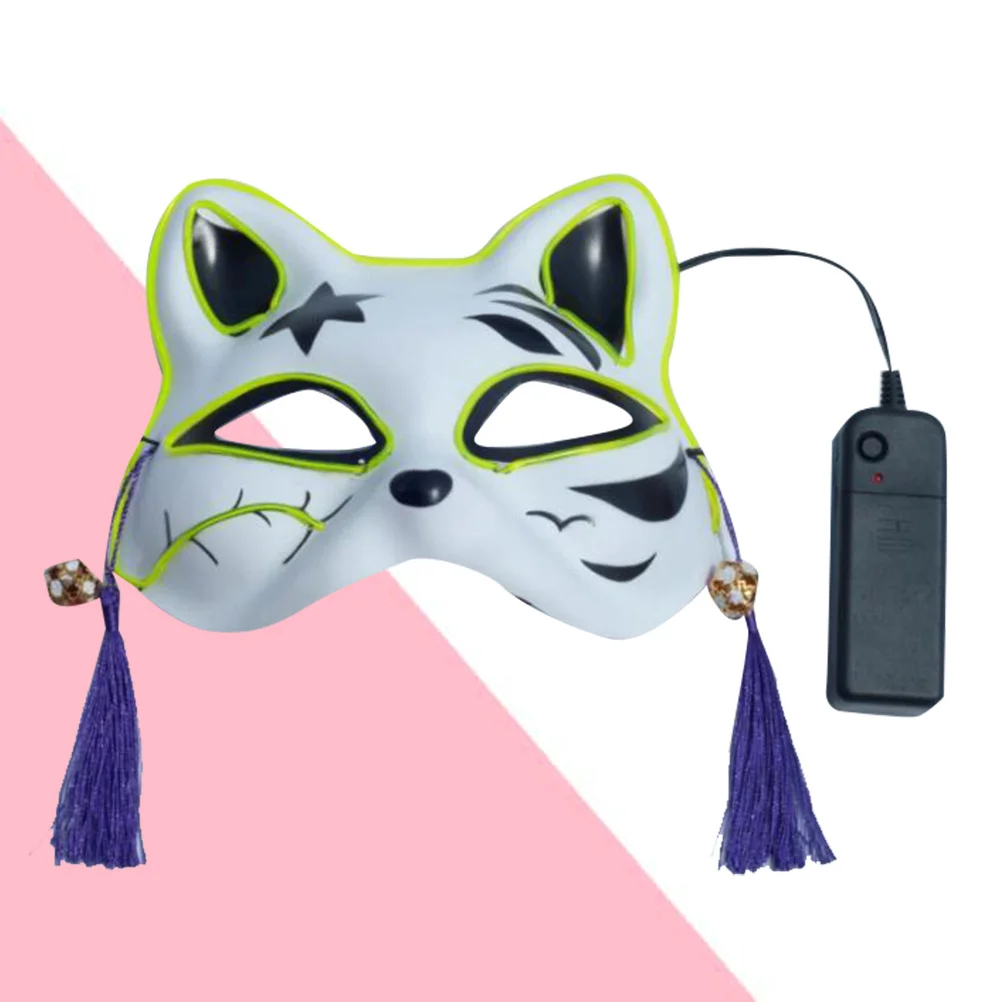 

Beautiful Fox Mask Halloween Costume Cosplay Masquerade Ball Dance Makeup Accessory Mysterious Elegant Lightweight