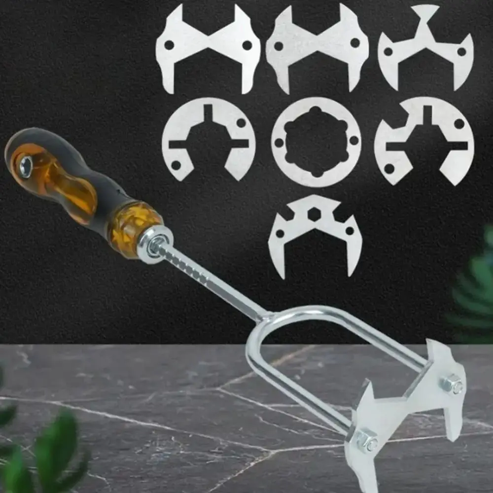 All-in-one Design Plumbing Tool Multi-size 360-degree Rotation Bathroom Sink Wrench Tight Space Design