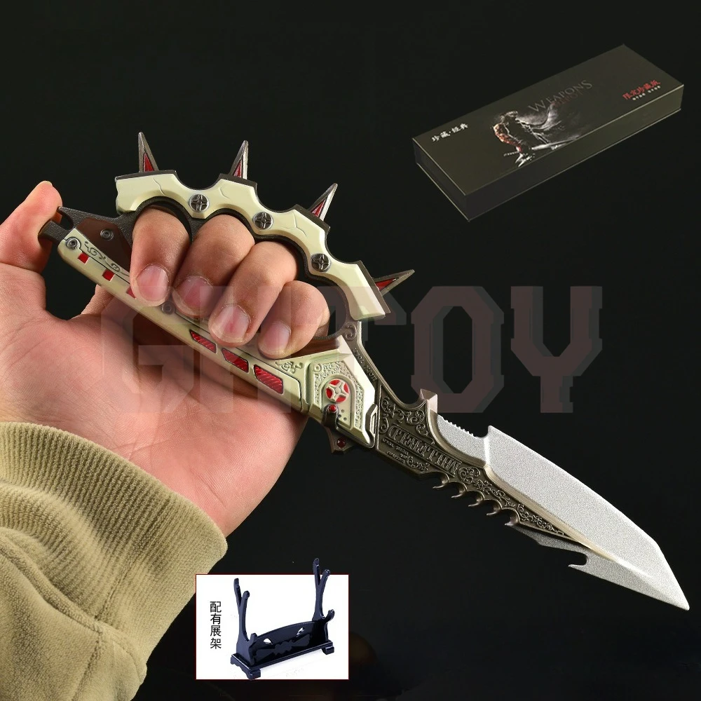 26cm/10.24in Delta Force Game Peripheral Swords Weapons Model Desktop Display Ornaments Collection Birthday Gift for Fan Boy Toy