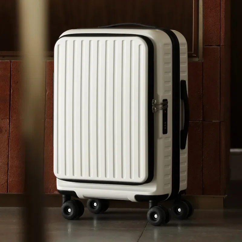 

Luggage expandable large capacity side open trolley case