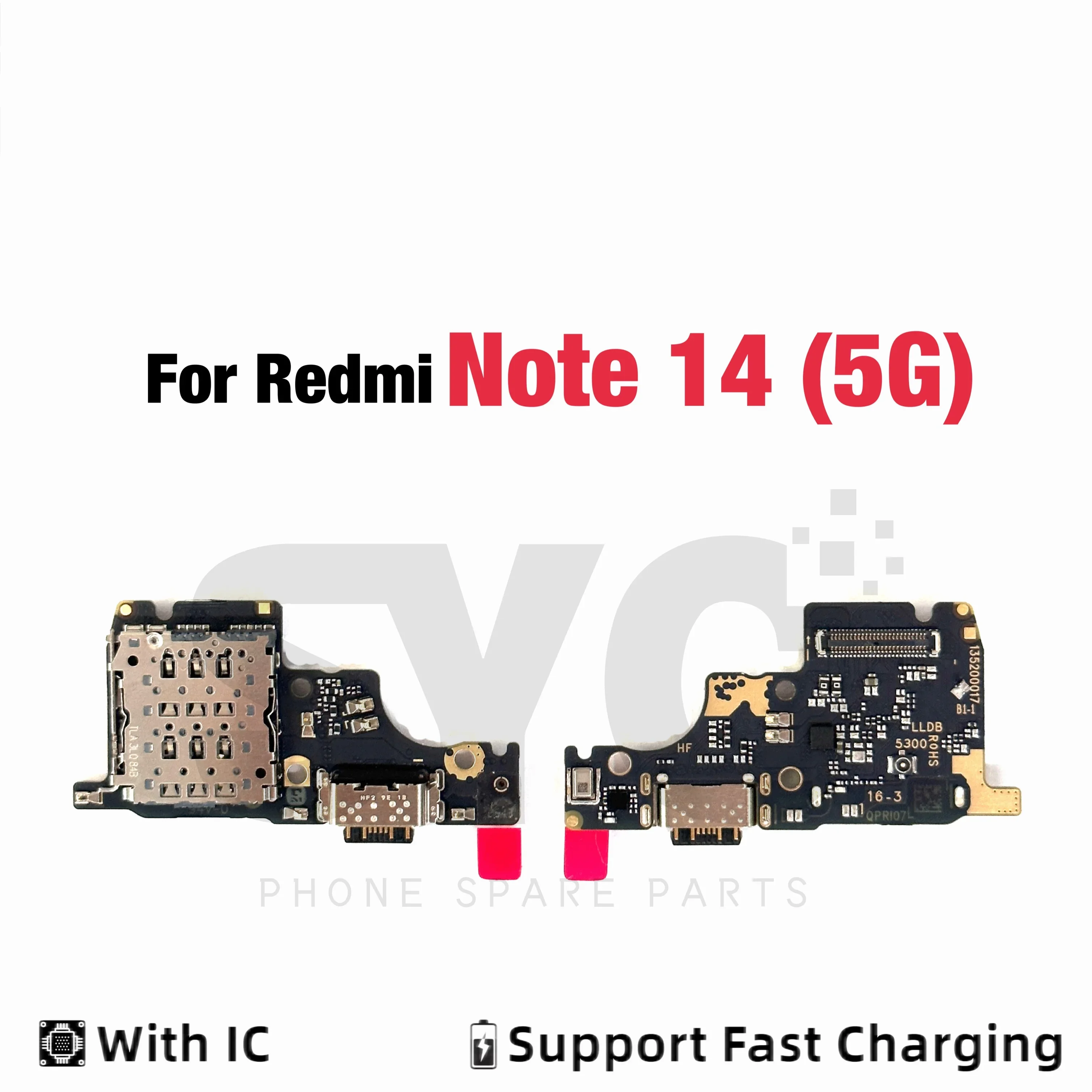 SYC OEM For Redmi Note 14 5G USB Charging Port Dock Connector Flex Cable Replacement