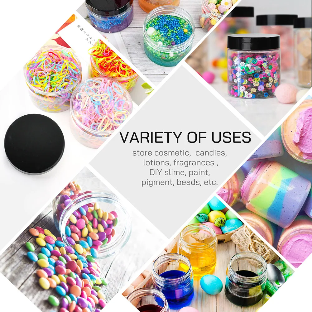 12 قطعة صندوق تخزين مختوم شفاف المطبخ الغذاء الحبوب المنظم خزان البلاستيك سعة كبيرة مقاوم للرطوبة مختومة الجرار #6