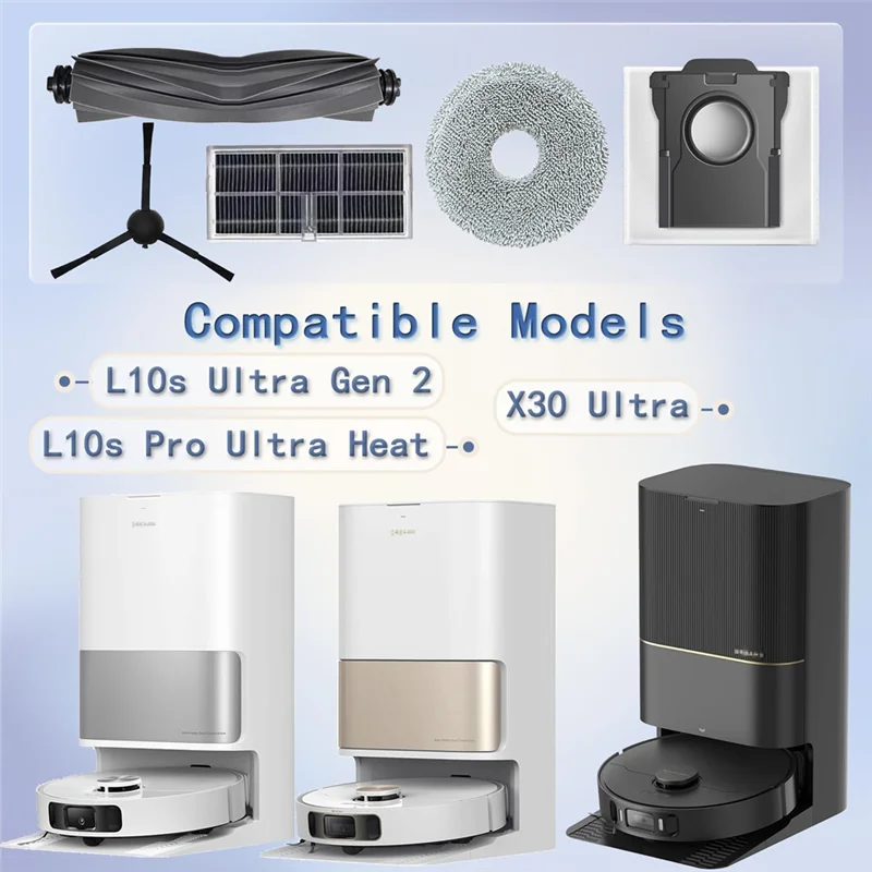 Акция! Nakładki для швабры Dreame L10s Ultra Dreame L10s Pro Ultra Heat Аксессуары Аксессуары для пылесоса