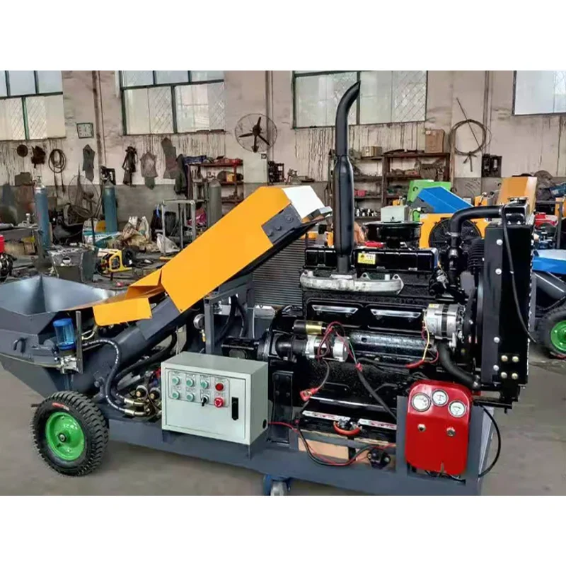 YG Hot Construction Concrete Pump Manufacturer Mobile Electric Trailer Concrete Pump 30m3/h Concrete Mixer Pumping Machinery