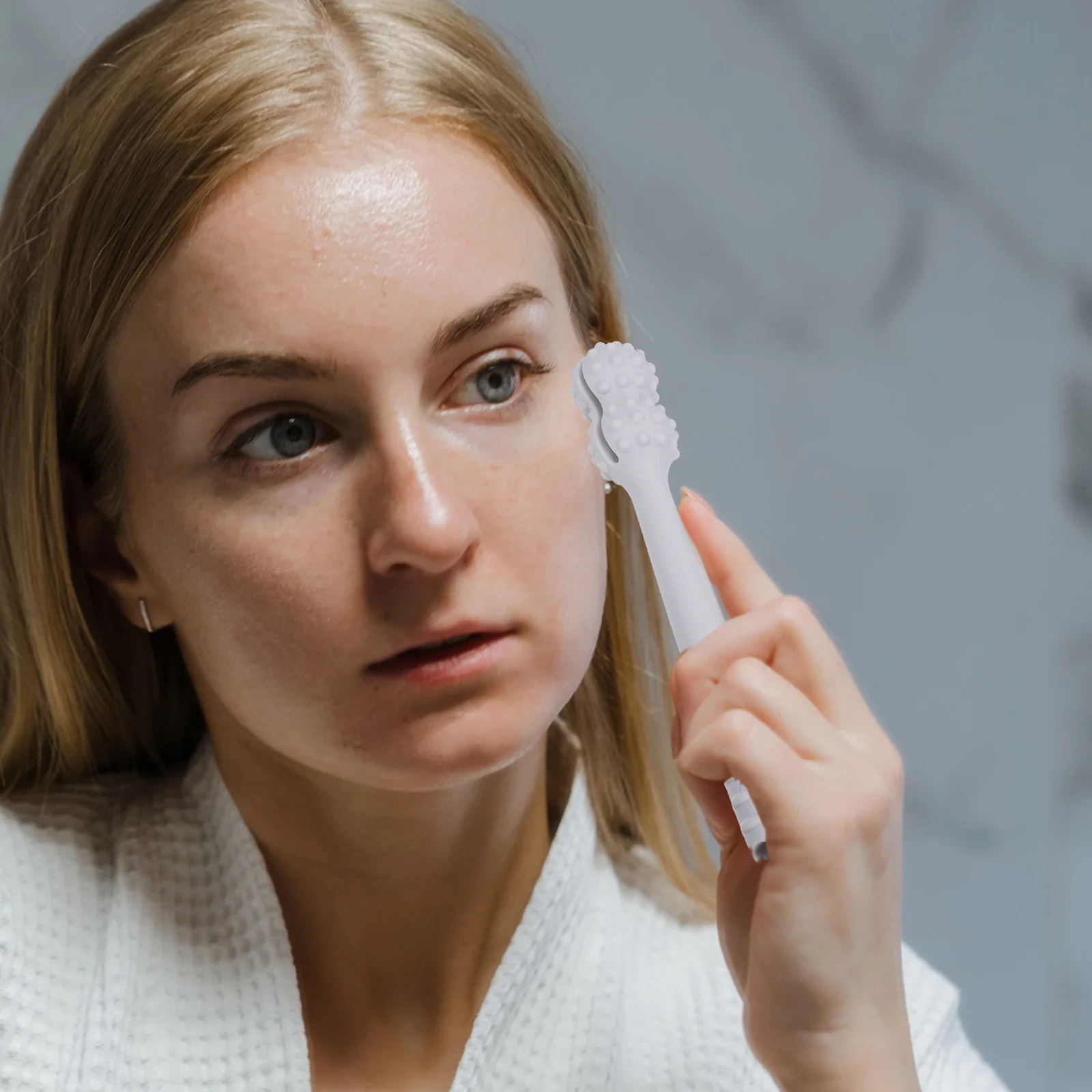 

Silicone Massage Hammer Pat Handheld Acupoint Massager Therapy Meridian Pat Body Massage Stick for Neck Back Waist Leg Fatigue