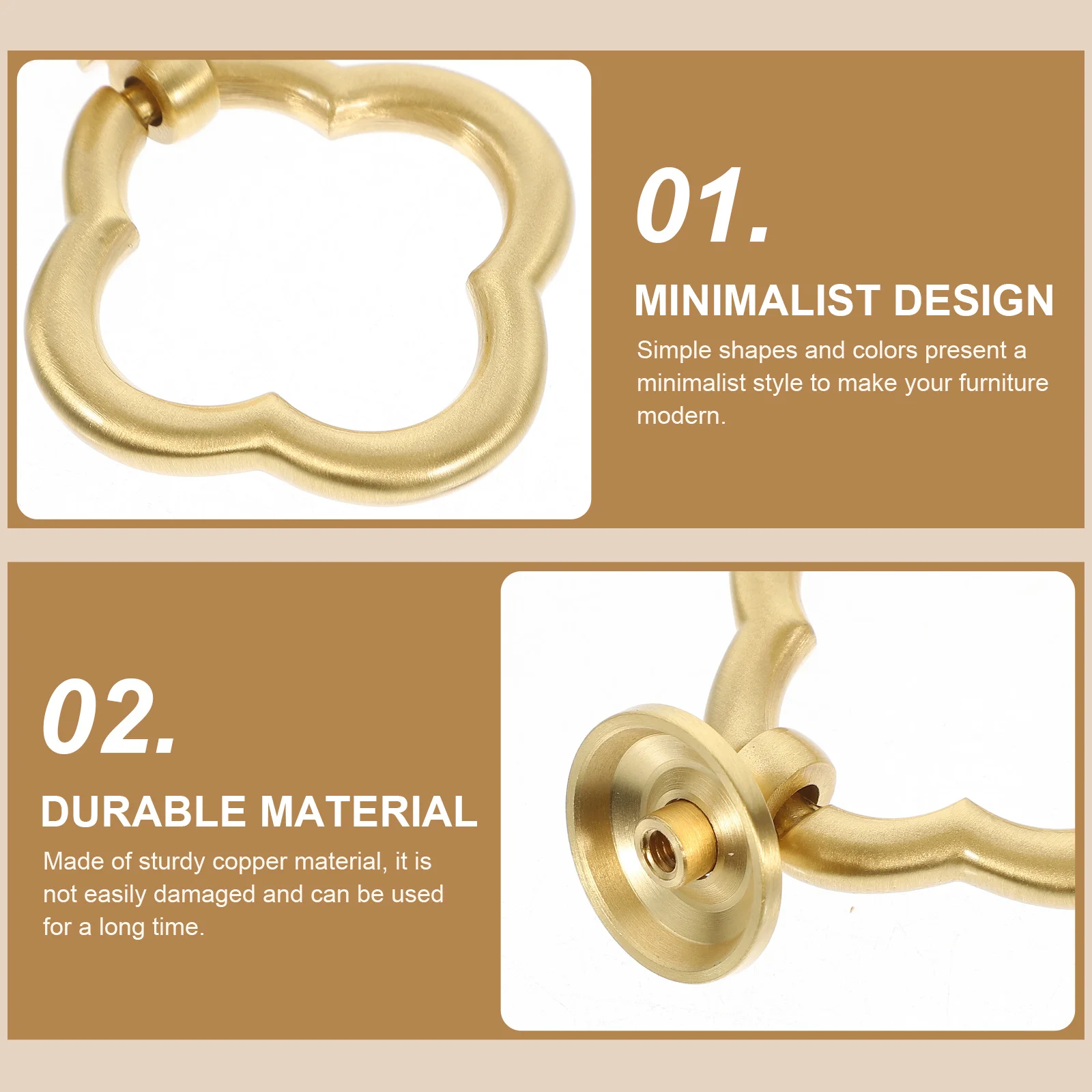 

Copper Cabinet Knobs Vintage Style Decorative Drawer Pulls For Kitchen Wardrobe Door Handles Furniture Hardware