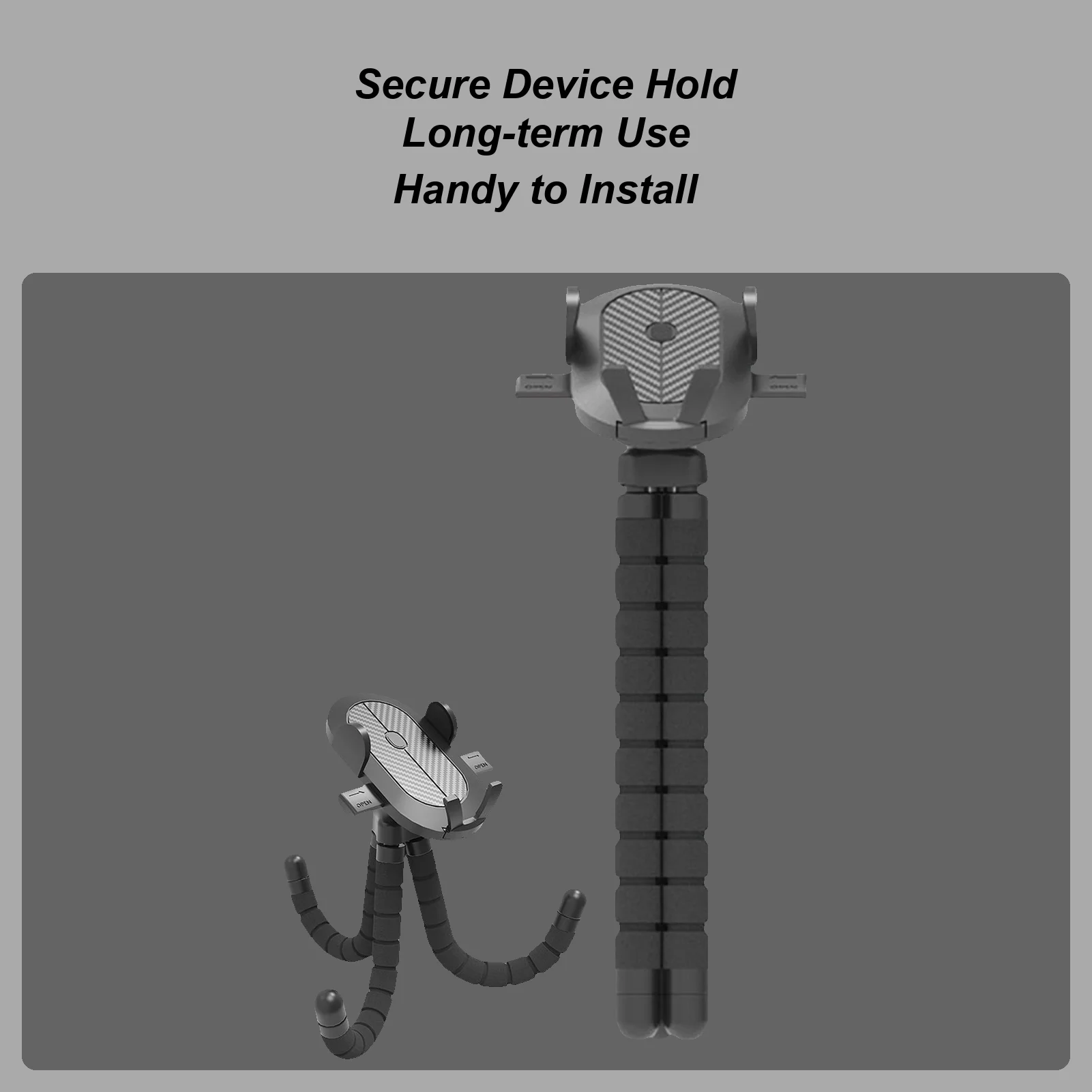 

Держатель для телефона в коляске, вращающаяся на 360° подставка для смартфона, нескользящий гибкий держатель для телефона для корзины для покупок, каякинга, мотоциклетного стола