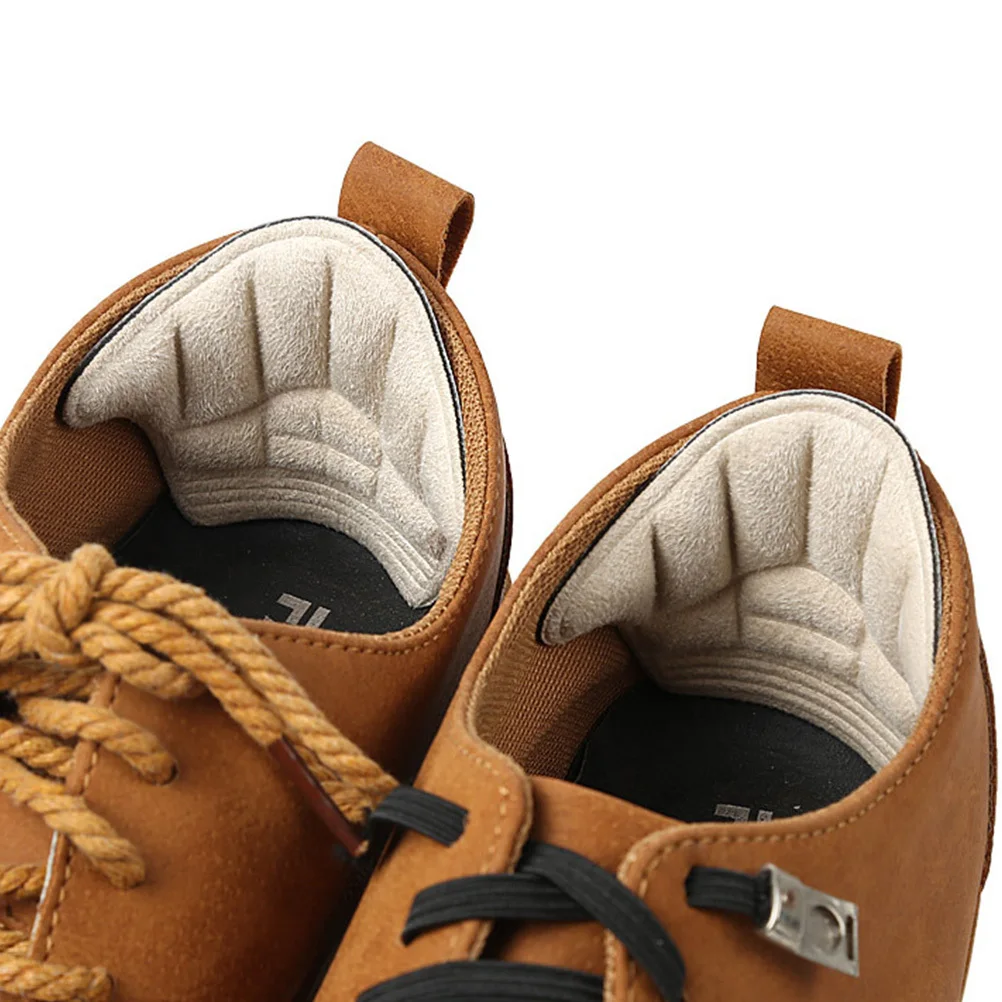 

3Pairs Shoe Heel Pads Protective Wear-Resistant Cushions Self-Adhesive Lightweight Comfortable Heel Stickers for Daily Use