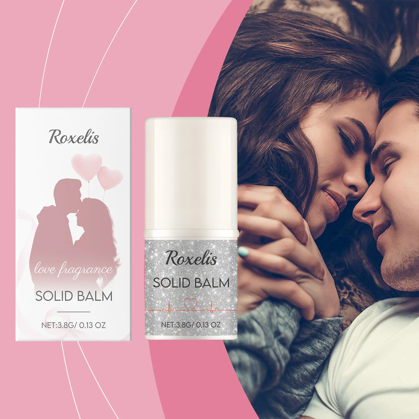 Lavendelfarbener fester Balsam-Stick, Pheromon, langanhaltendes Blumen-Deodorant, frisches Selbstvertrauen, tägliches Dating, Arbeitsplatz, tragbarer fester Balsam