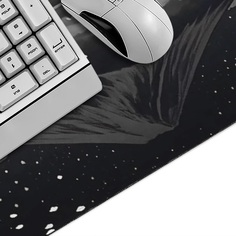 Mouse Pad Monochrome Mount Fuji Gamer XL Large Home HD Mousepad XXL keyboard pad Non-Slip Natural Rubber Carpet Mouse Mats