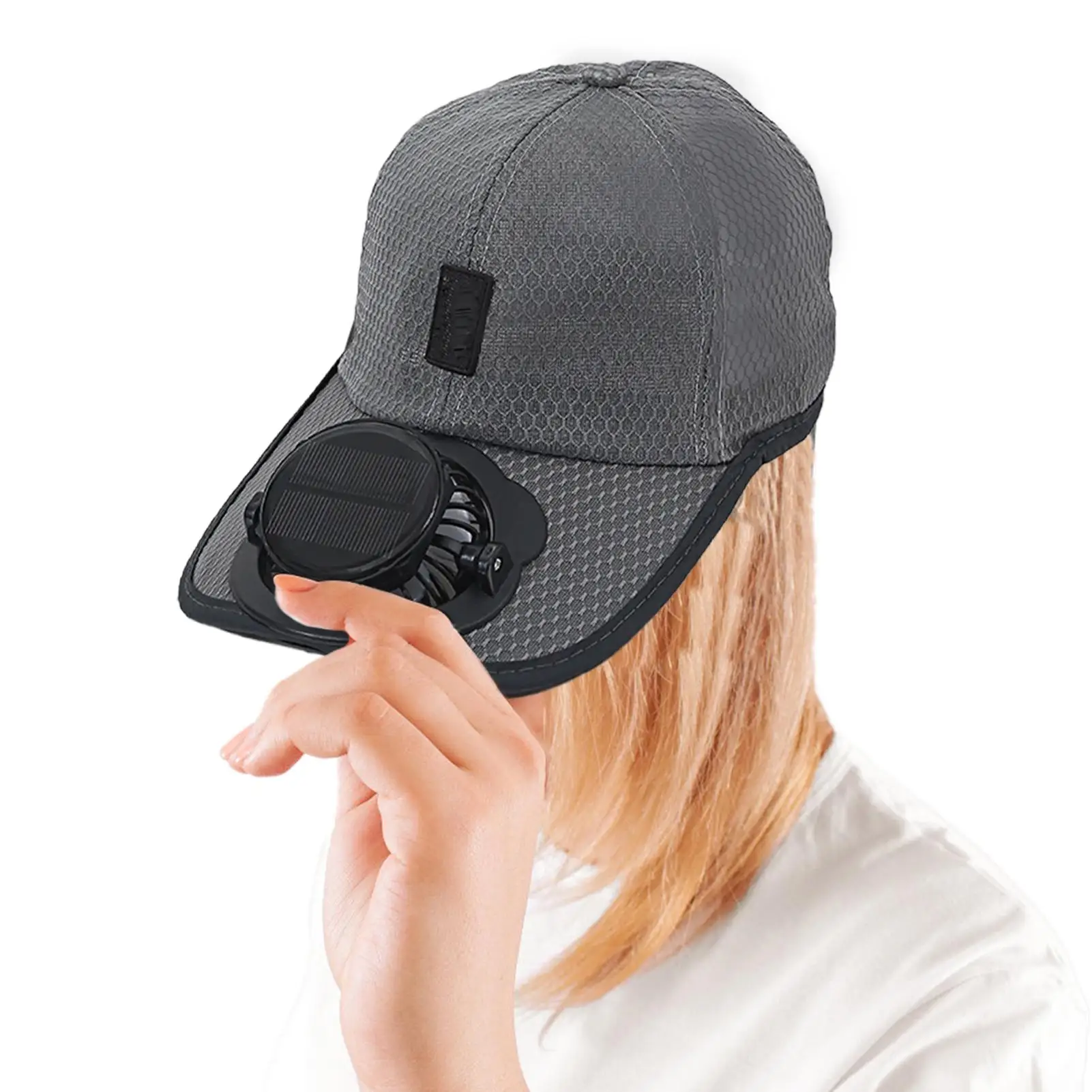 Solar Fan Hats For Men Sun Hat With Solar Powered Fans Breathable Mesh Baseball Caps For Gardening Hiking Outdoor Sports