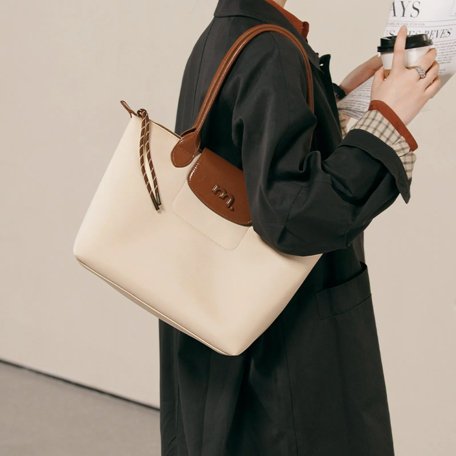 

ITAMOOD женская сумка для подмышек, легкая текстурированная большая вместительная сумка 2024, экологически чистая пригородная сумка на одно плечо для пельменей