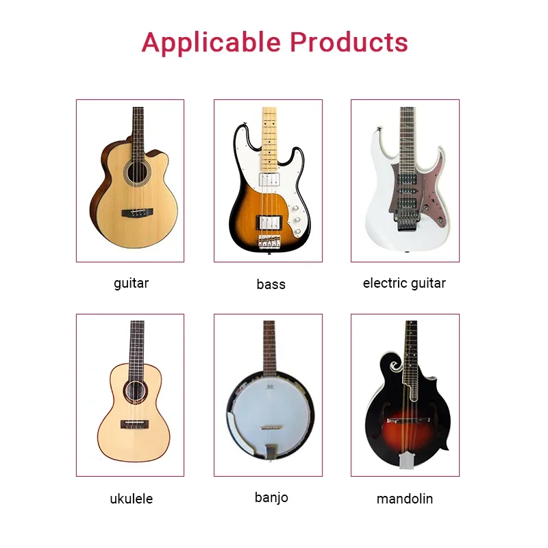 Galux GH-110 Iron + Rubber Wall Gravity Self-Locking Guitar Hook Storage Rack Functional Hook Guitar Parts & Accessories