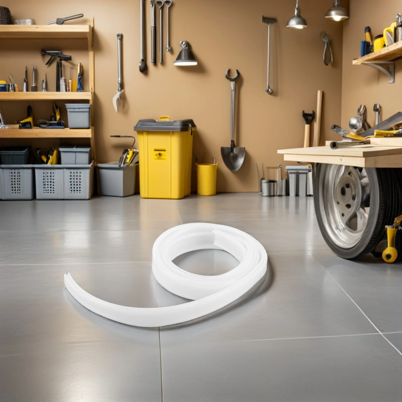 Capa de abajur linear de 39,3 polegadas e 0,63 polegadas - Difusor de canal LED de PVC flexível para iluminação de tira de fita curvada interna e externa