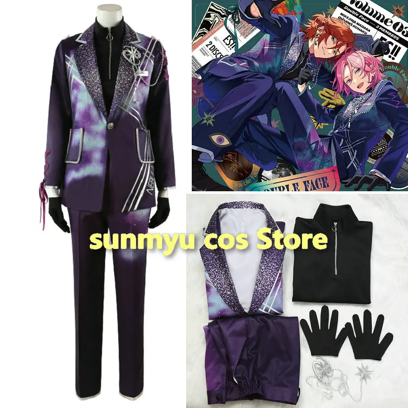 Ensemble Stars Double Face trip Cosplay Costume Custom Size Oukawa Kohaku Cosplay Mikejima Madara