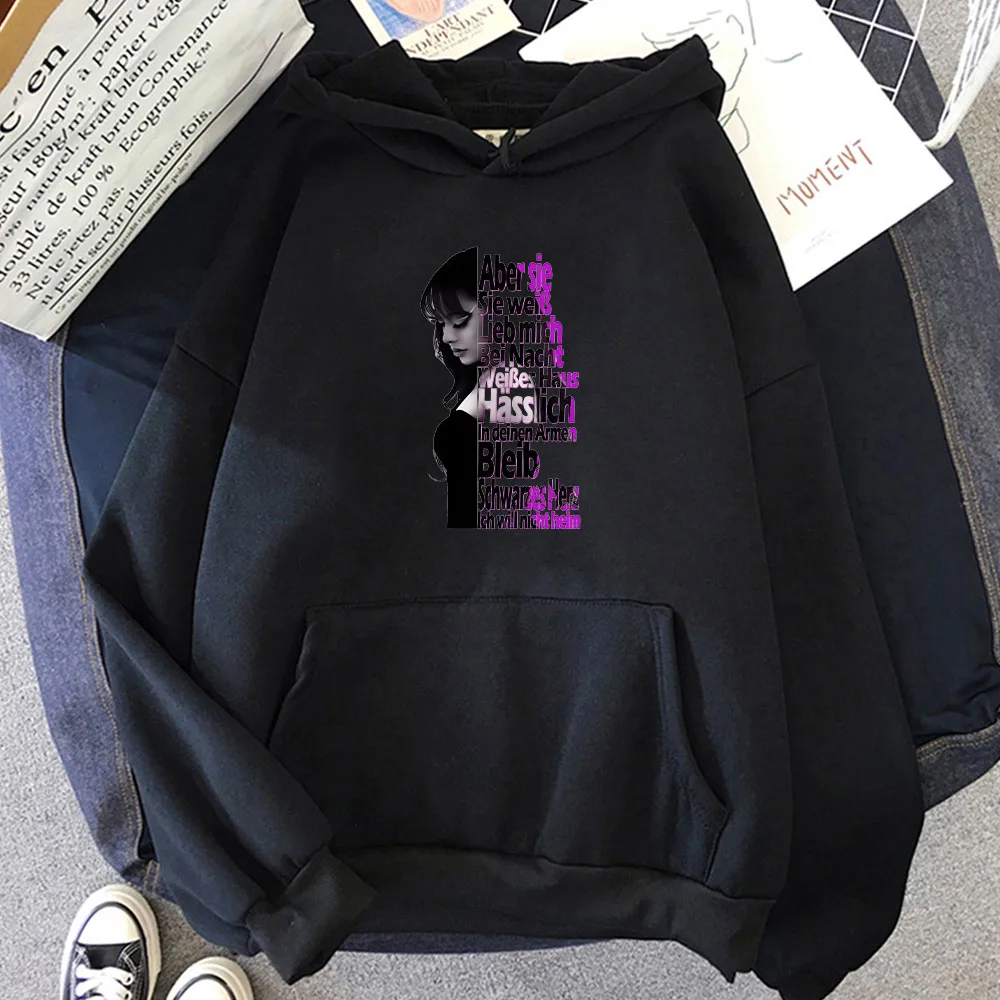 Ayliva Hoodie Graphic Printing Fashion Sweatshirt  Sweet with Hooded Women/men Soft Kawaii Clothing Sudaderas Music Pullovers