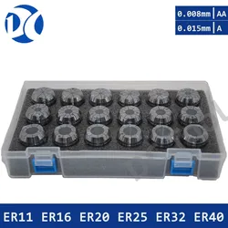 ER11 ER16 ER20 ER25 ER32 ER40 Collet Chuck Spring Collet Chuck Set Suit A AA Grade for CNC Milling Tool Holder ER Collet Chuck