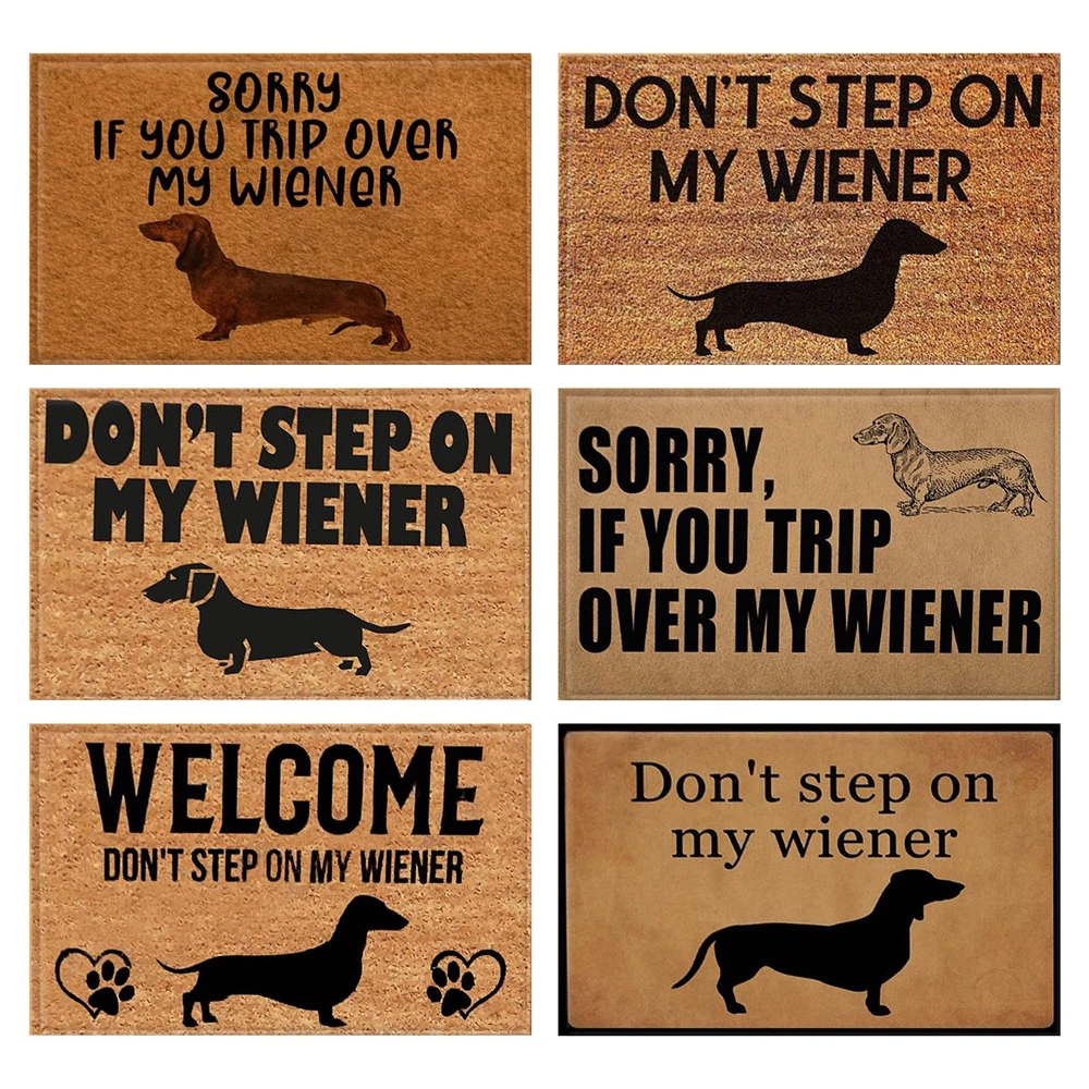 English Letter Welcome Door Mat Machine Washable Flannel Backing Non Slip Entry Rug for Front Garden/Kitchen/Bedroom