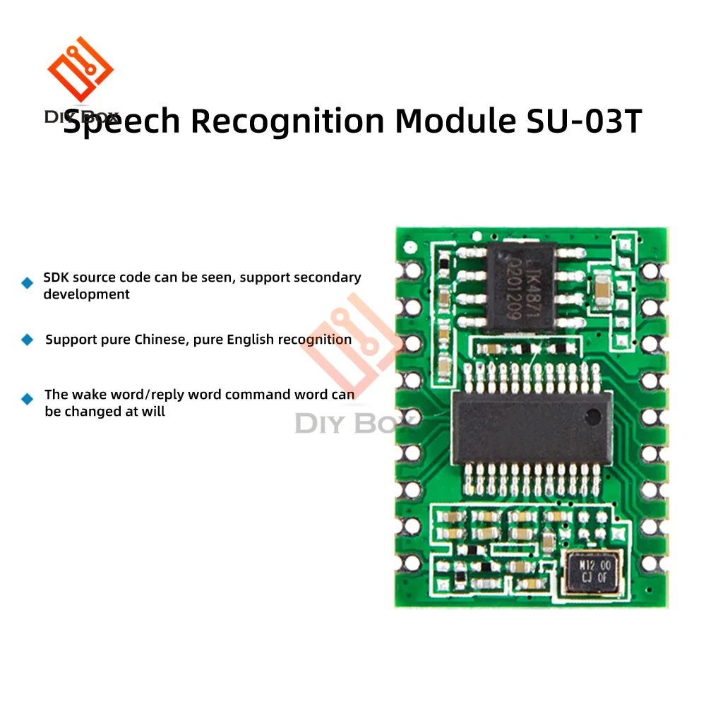 SU-03T SU-61T AI modulo di riconoscimento vocale intelligente controllo vocale Offline modulo di controllo vocale Chip di riconoscimento vocale