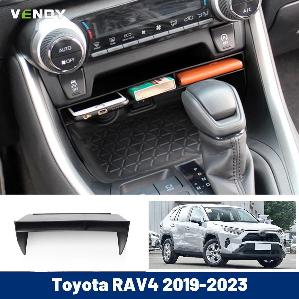 

Center Control Storage Box For Toyota RAV4 2019-2023 Central Container Console Tray Organizer Interior Accessories 2021 2022