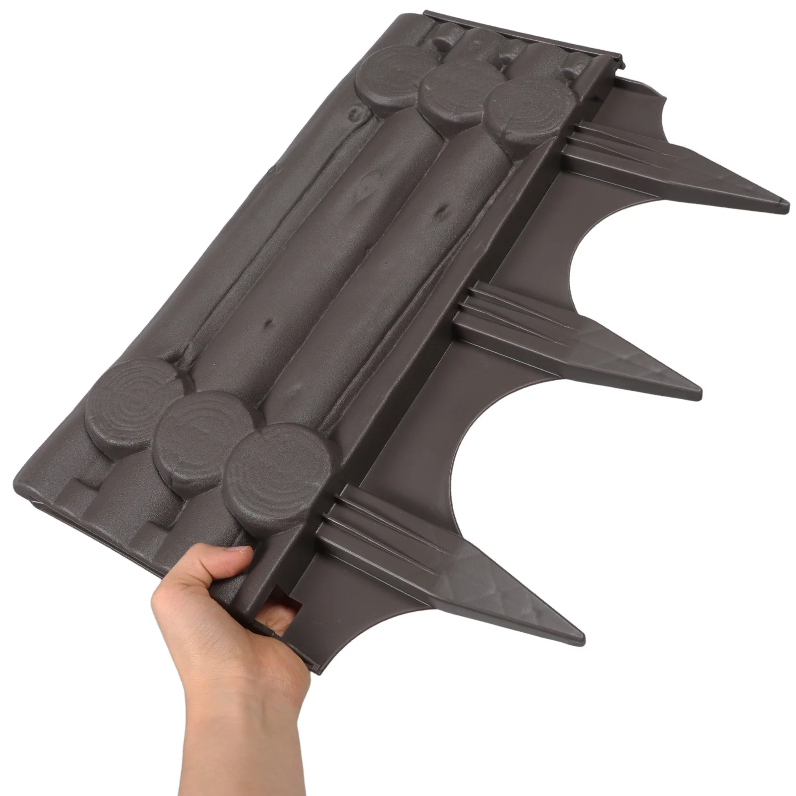 

2Pcs Plastic Garden Fence Outdoor Flower Bed Edging Animal Barrier Landscape Path Border Garden Fence with Insert