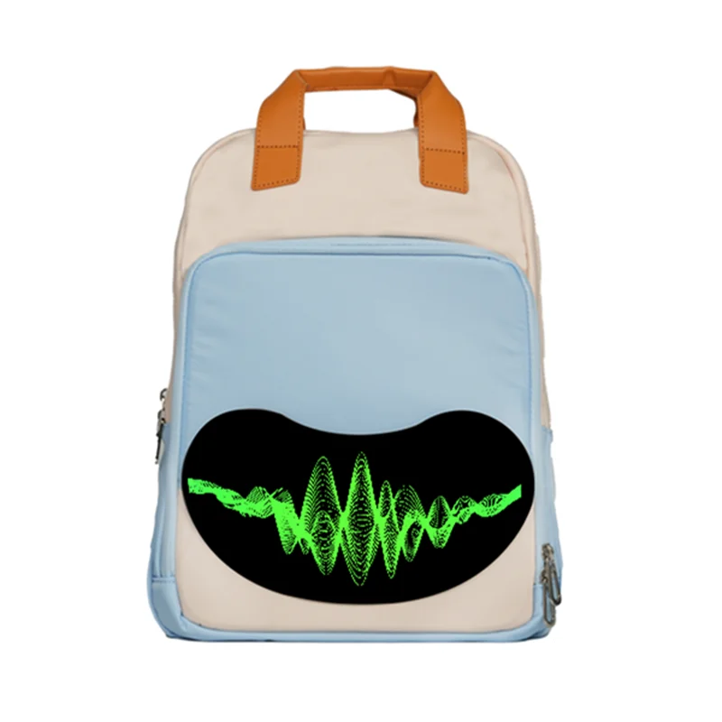 LED Display backpack woman multimedia backpack Travel Bags DIY Smart backpack School Bags fashion backpacks Waterproof Schoolbag