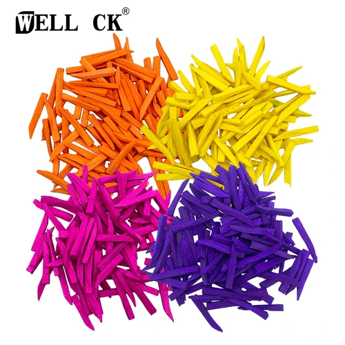 100 unids/pack Dental desechable restauración interdenta compuesto contorneado cuñas de madera