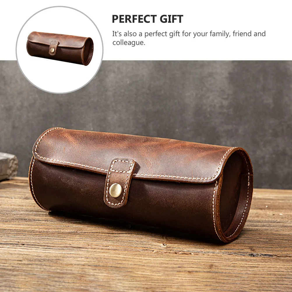 

Watch Box Genuine Storage Display Case Portable Jewelry Holder For Watches Durability Clear View