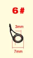 Number 6   3mm