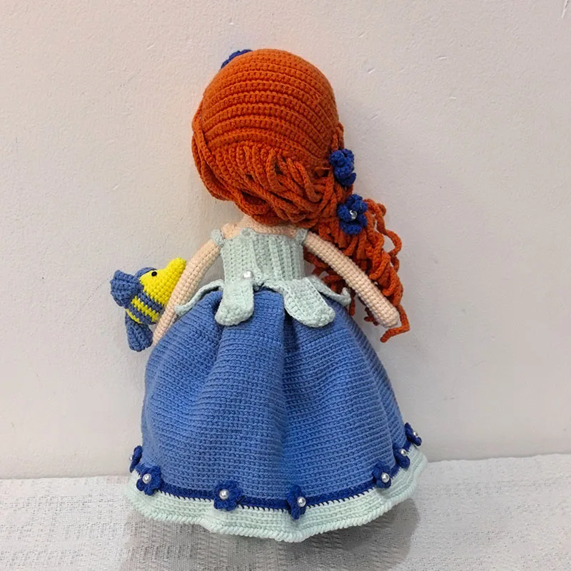 Crochet Dolls Anime Doll Princess Ariel Doll Birthday Gifts Home Deco Finshed Dolls