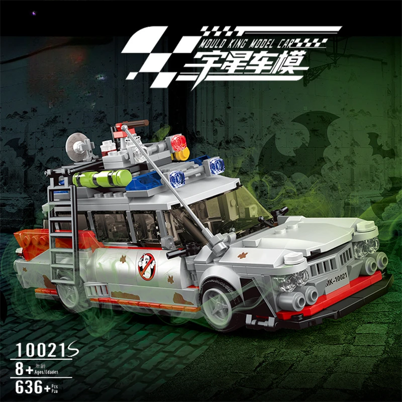 

Movies Anime City Ghostbusters ECTO-1 Vehicle Super Racing Sports Car Building Blocks Sets Model Bricks Kids Toys Holiday Gifts