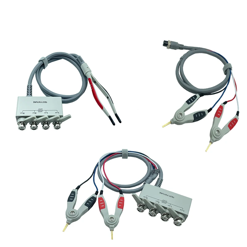 Kelvin Test Lead Clip Digitale Brug Klem Lcr Instrument Kabel Smd Patch Draad Lengte 1M Beter Testen Nauwkeurigheid