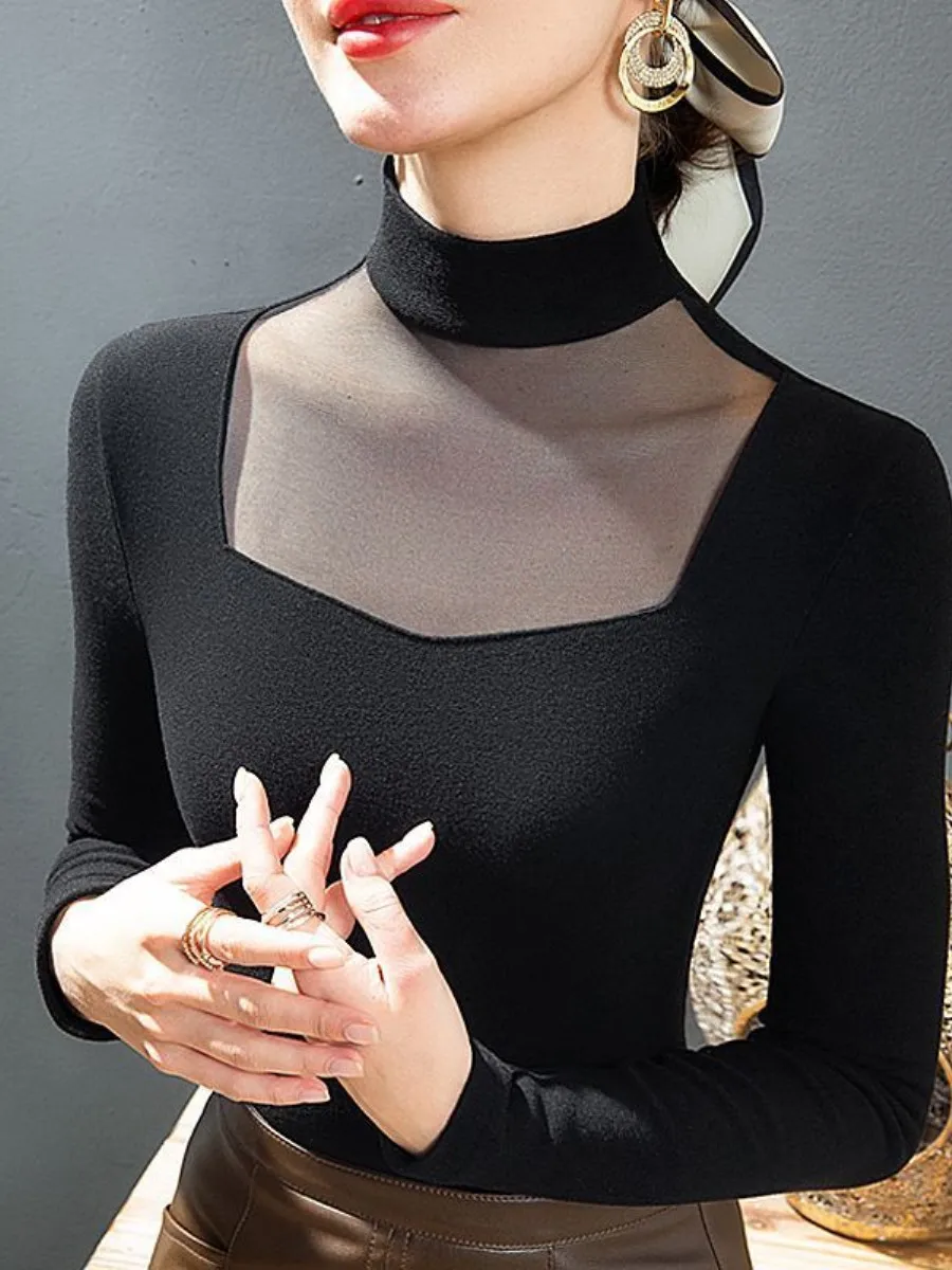 elegante-conjunto-de-dos-piezas-de-camisa-de-terciopelo-de-doble-cara-para-mujer-nueva-con-cuello-medio-alto-diseno-hueco