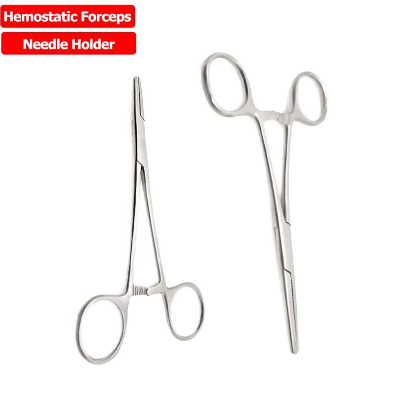 

Профессиональный держатель стоматологической иглы из нержавеющей стали, кровоостанавливающий зажим, щипцы, хирургический инструмент для удаления зубов и хирургии имплантата