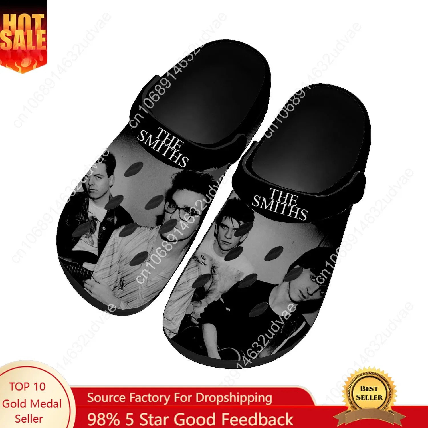 

The Smiths Water Shoes Mens Womens Comfortable Fashion Home Garden Clogs Customizd Sandals Beach Breathable Hole Slippers