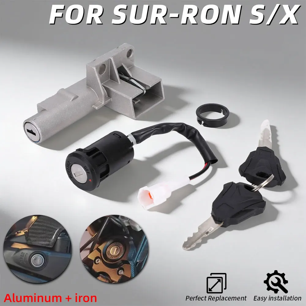 For Surron Key Set Motorcycles Accessories Ignition Switch Lock Key Set Kit For Sur Ron S X Lightbee S X Electric Bike E-Bike