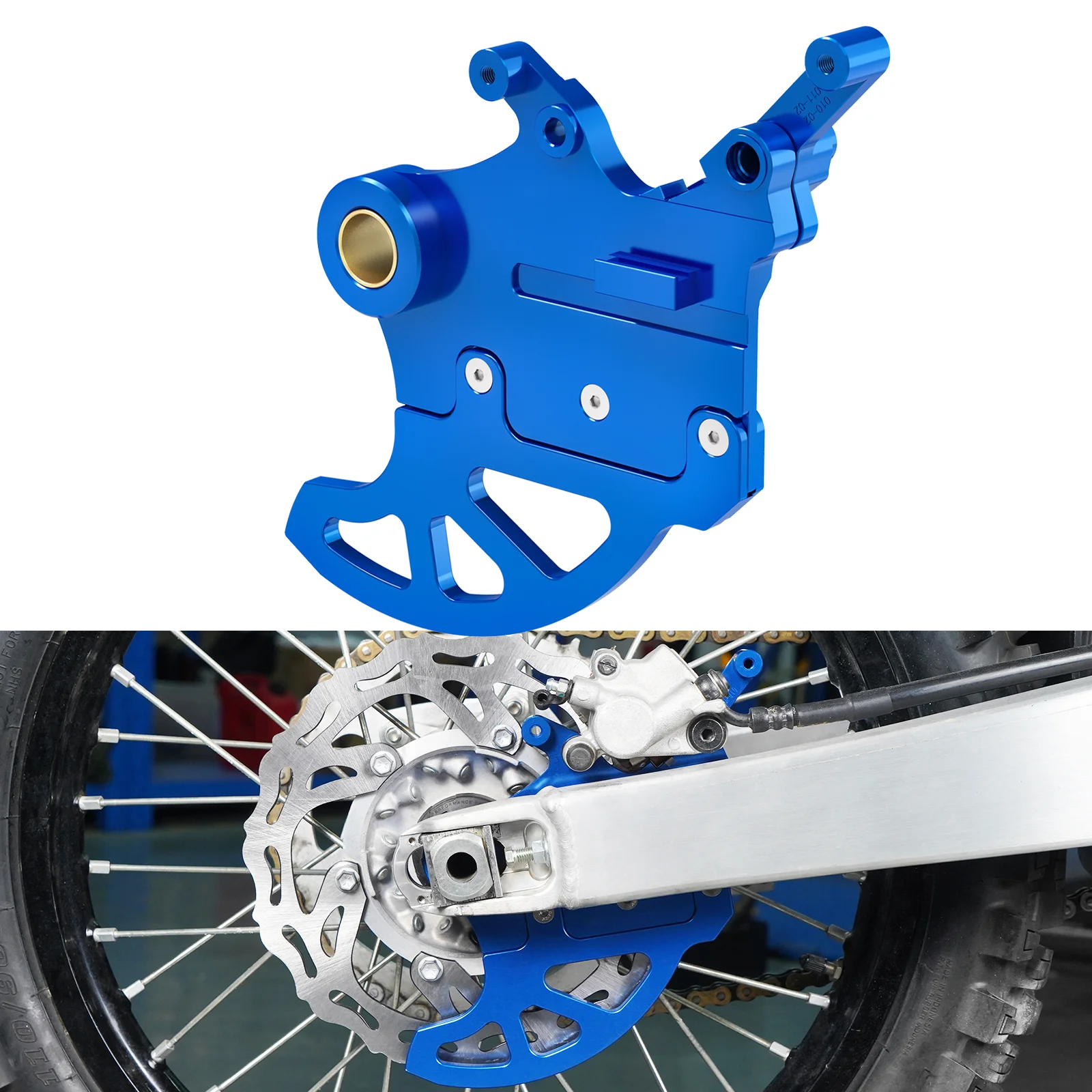 Motorcycle For Yamaha YZ125 YZ250 YZ250F WR250F WR450F 2006-2023 YZF450 YZ 250FX 250X 450FX Rear Brake Disc Guard Protector